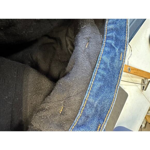 Wrangler Riggs Workwear Lined Durashield Denim Blue Heavy Jeans Men Size 36 x 30 - Picture 13 of 13